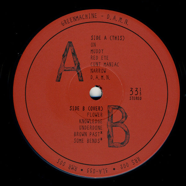 Greenmachine : D.A.M.N. (LP, Ltd, RM)