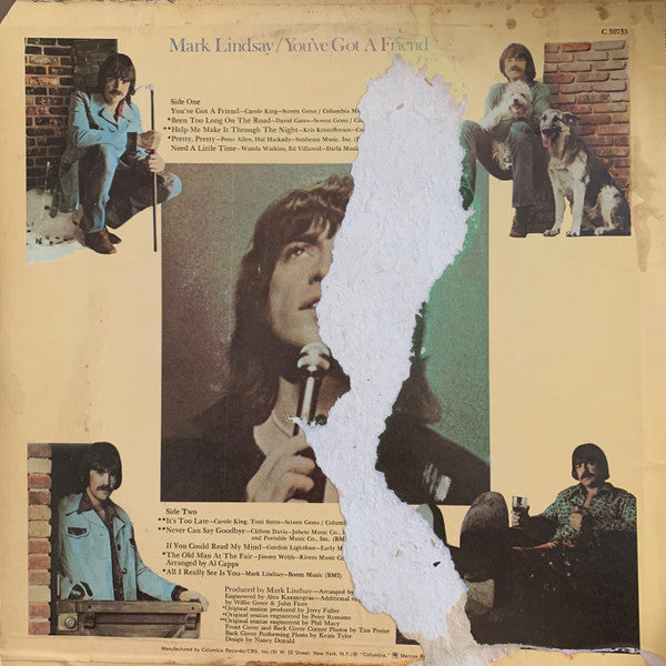 Mark Lindsay : You've Got A Friend (LP, Album, Pit)