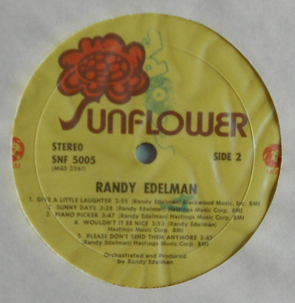 Randy Edelman : Randy Edelman (LP, Album)
