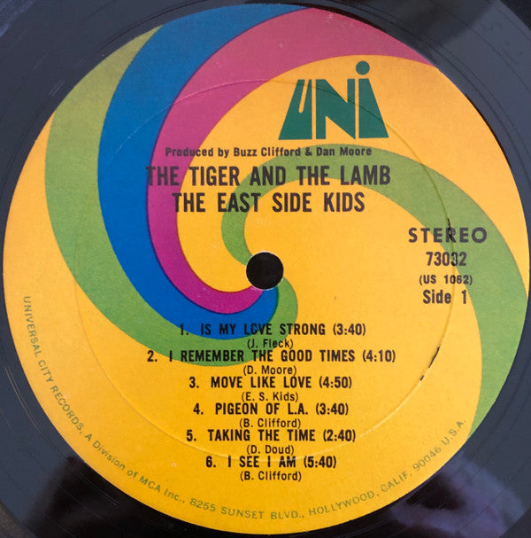 The East Side Kids* : The Tiger And The Lamb (LP, Album)