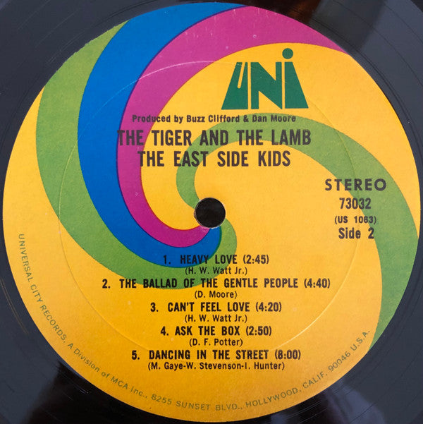 The East Side Kids* : The Tiger And The Lamb (LP, Album)