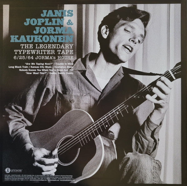 Janis Joplin & Jorma Kaukonen : The Legendary Typewriter Tape (LP, RSD)