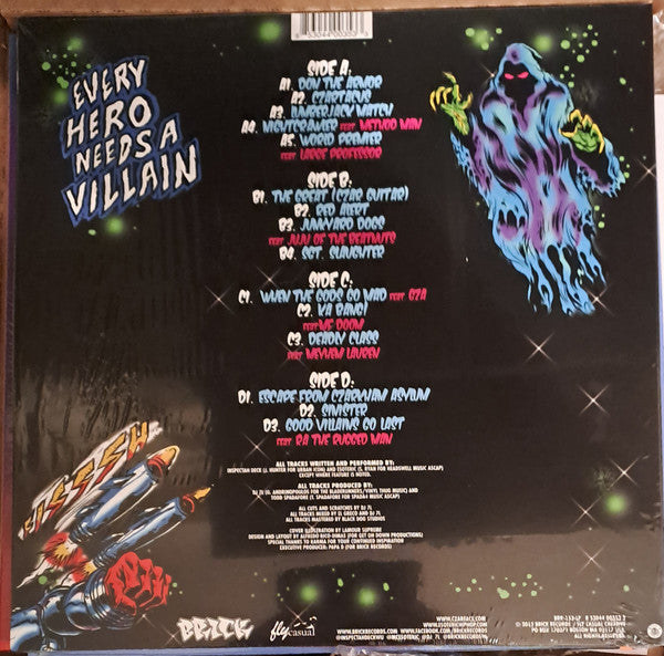 Czarface : Every Hero Needs A Villain (2xLP, Album, Ltd, RE, Cle)
