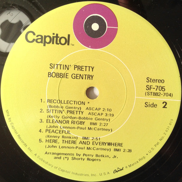 Bobbie Gentry : Sittin' Pretty (LP, Album, RE)