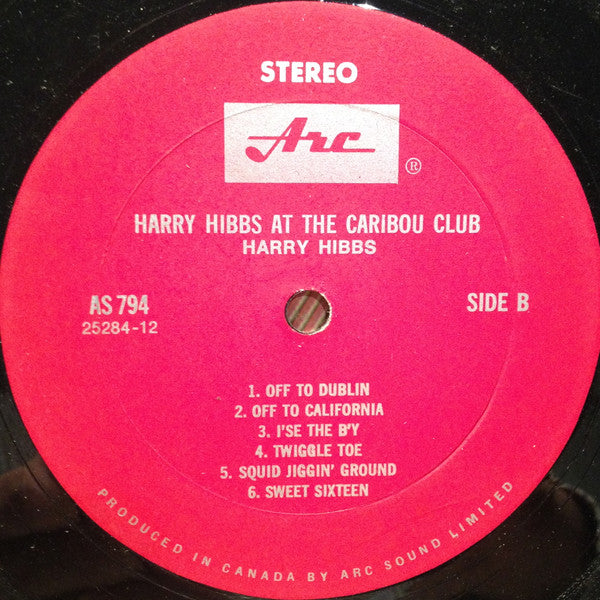 Harry Hibbs : At The Caribou Club (LP, Album)