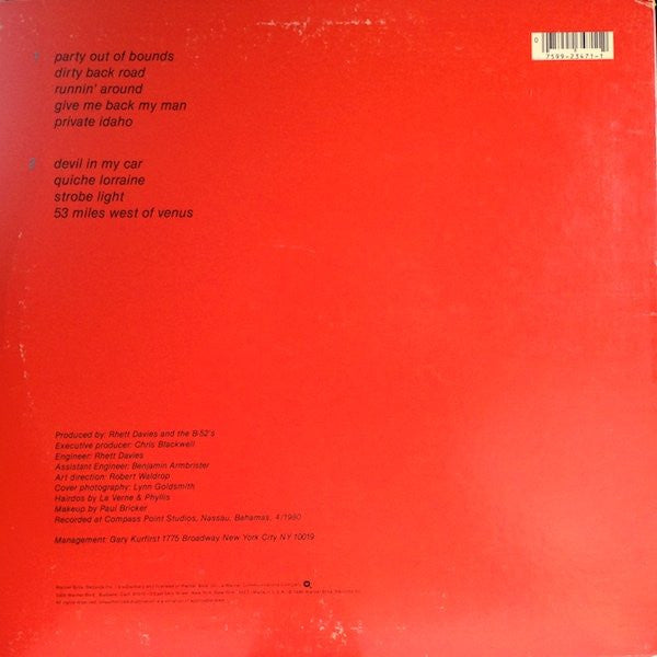 The B-52's : Wild Planet (LP, Album, Win)