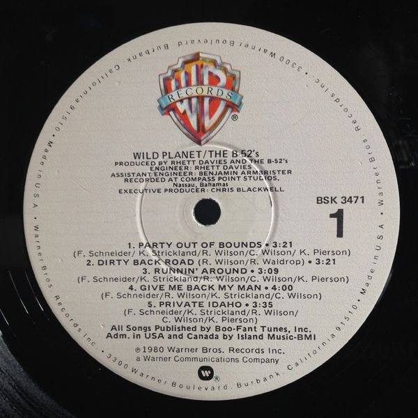 The B-52's : Wild Planet (LP, Album, Win)