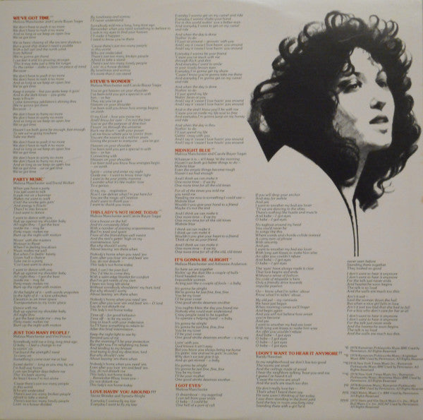 Melissa Manchester : Melissa (LP, Album)
