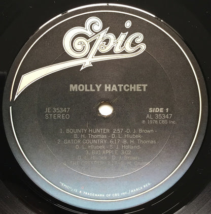 Molly Hatchet : Molly Hatchet (LP, Album, RE, RP)