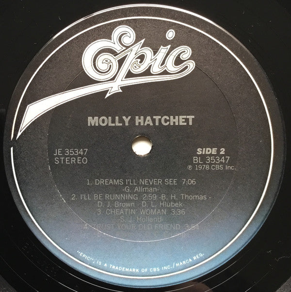 Molly Hatchet : Molly Hatchet (LP, Album, RE, RP)