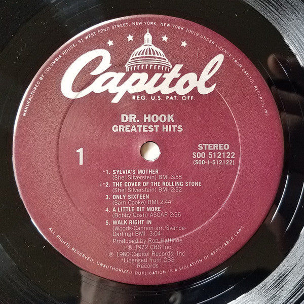 Dr. Hook : Greatest Hits (LP, Comp, Club, Car)