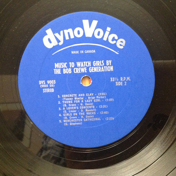 The Bob Crewe Generation : Music To Watch Girls By (LP)