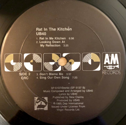 UB40 : Rat In The Kitchen (LP, Club, CRC)