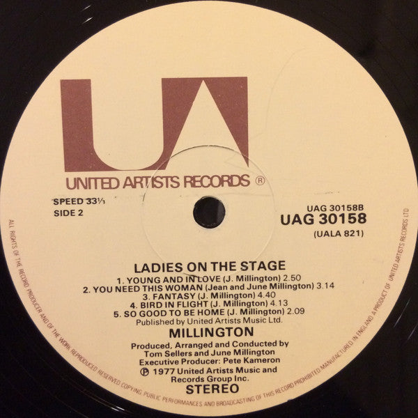 Millington (2) : Ladies On The Stage (LP, Album)