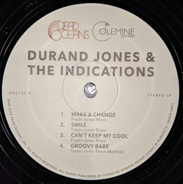 Durand Jones & The Indications : Durand Jones & The Indications  (LP, Album, RE)