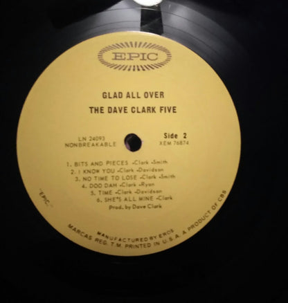 The Dave Clark Five : Glad All Over (LP, Album, Mono)