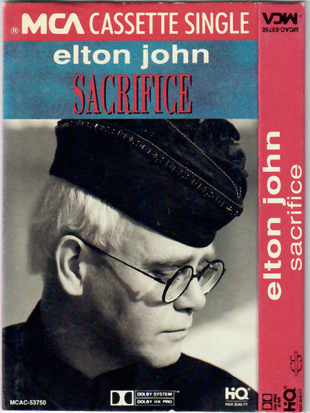 Elton John : Sacrifice (Cass, Single)