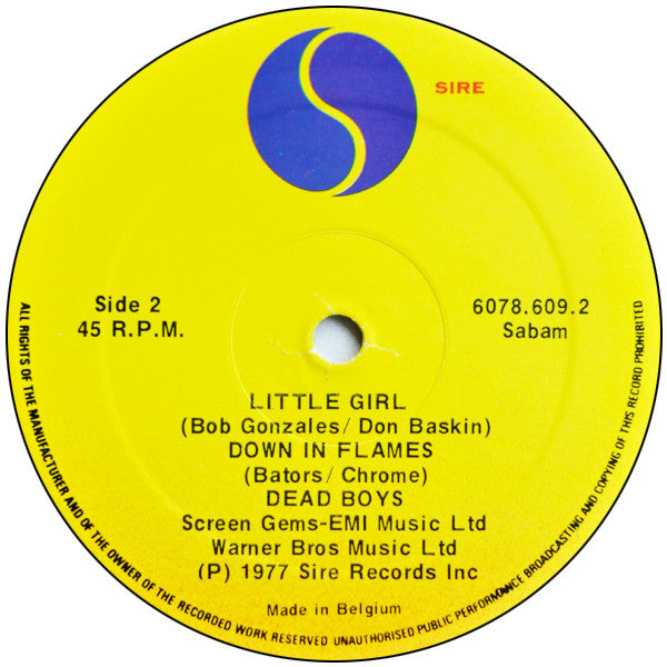 Dead Boys* : Sonic Reducer (12", Single)