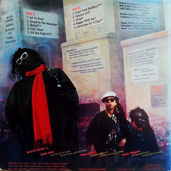 Black Uhuru : Brutal (LP, Album)