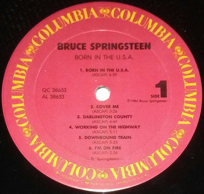 Bruce Springsteen : Born In The U.S.A. (LP, Album, Pit)