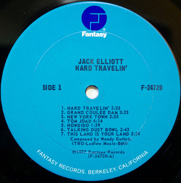 Ramblin' Jack Elliott : Hard Travelin' (2xLP, Comp, RE)