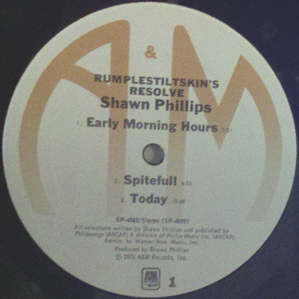 Shawn Phillips (2) : Rumplestiltskin's Resolve (LP, Album)