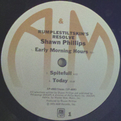 Shawn Phillips (2) : Rumplestiltskin's Resolve (LP, Album)