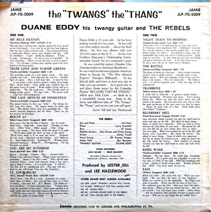 Duane Eddy His "Twangy" Guitar And The Rebels* : The "Twangs" The "Thang" (LP, Album, Mono)