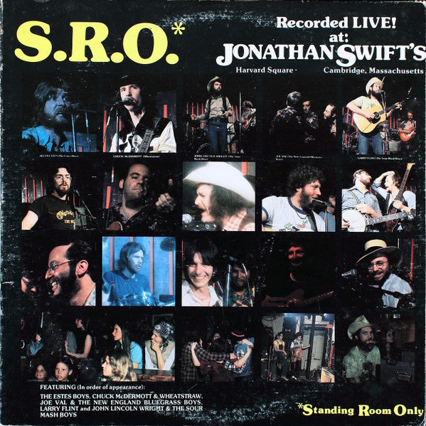 Various : S.R.O. Recorded Live At Jonathan Swift's (LP)