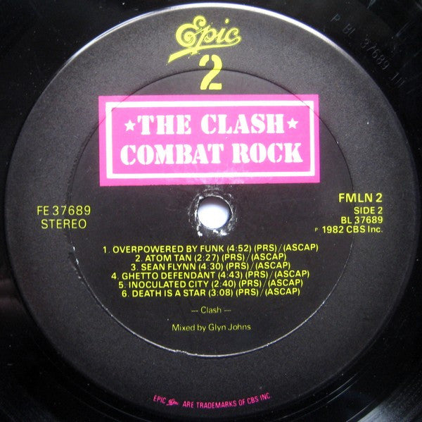 The Clash : Combat Rock (LP, Album, Car)