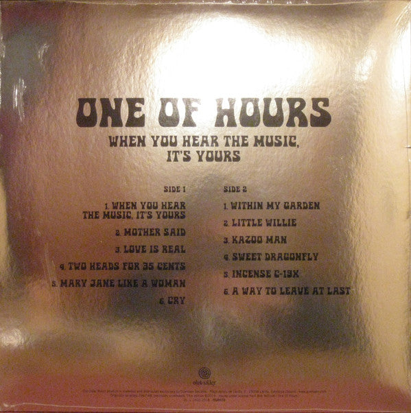 One Of Hours : When You Hear The Music, It's Yours (LP, Album)