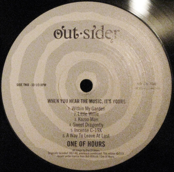 One Of Hours : When You Hear The Music, It's Yours (LP, Album)