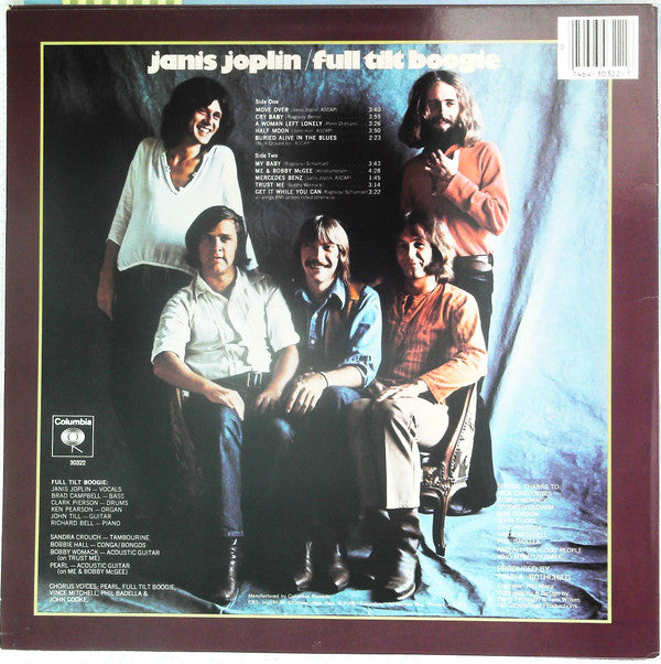 Janis Joplin : Pearl (LP, Album, RE)