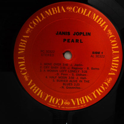 Janis Joplin : Pearl (LP, Album, RE)