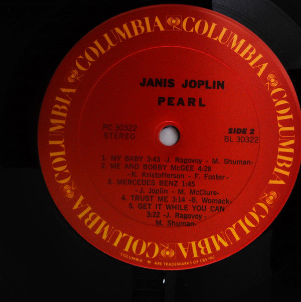 Janis Joplin : Pearl (LP, Album, RE)