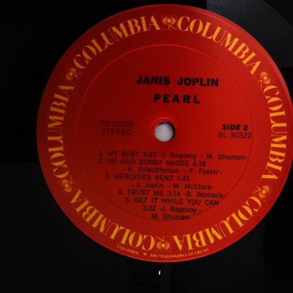Janis Joplin : Pearl (LP, Album, RE)