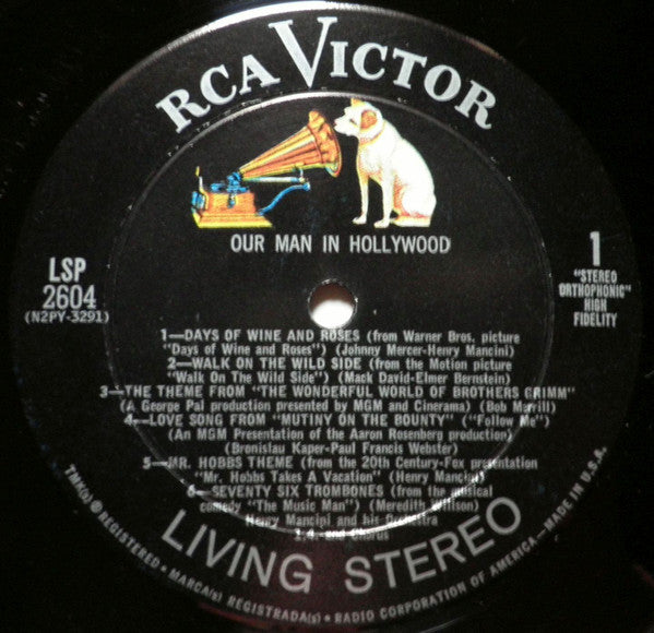 Henry Mancini : Our Man In Hollywood (LP, Album)