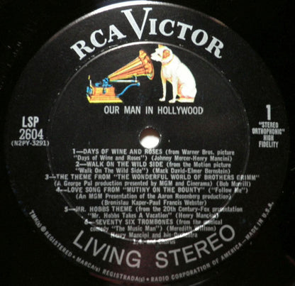 Henry Mancini : Our Man In Hollywood (LP, Album)