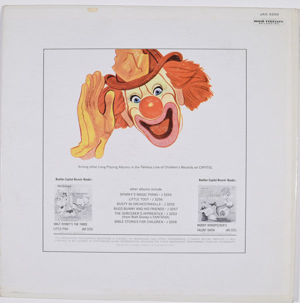 Various : Bozo At The Circus (LP, Comp, Mono)