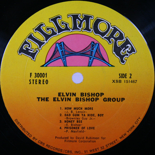 The Elvin Bishop Group : Elvin Bishop Group (LP, Album, Pit)