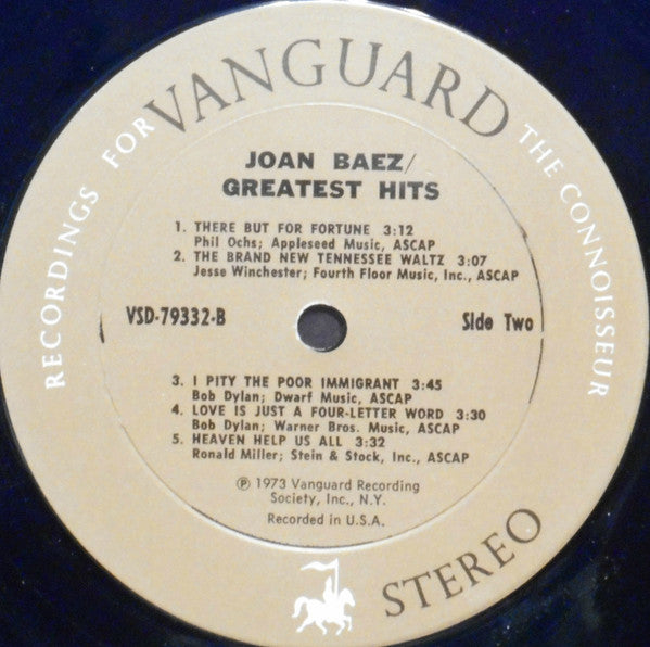 Joan Baez : Hits/Greatest & Others (LP, Comp, Ter)