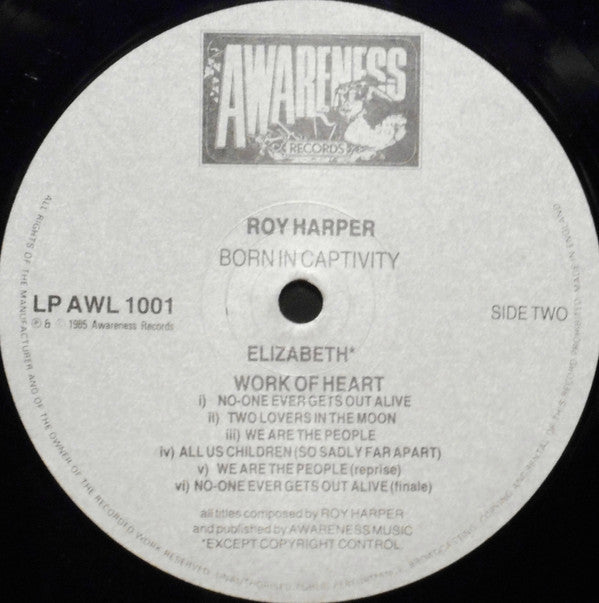 Roy Harper : Born In Captivity (LP, Album, RE)