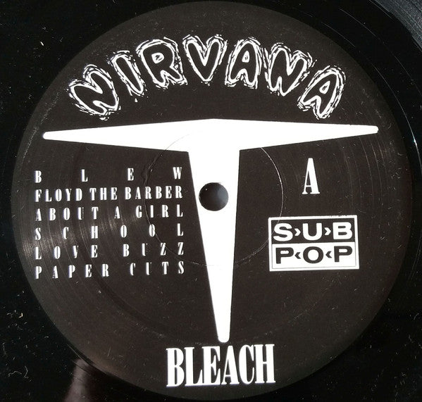 Nirvana : Bleach (LP, Album, RE)