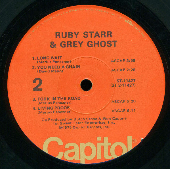 Ruby Starr And Grey Ghost (3) : Ruby Starr And Grey Ghost (LP, Album, Win)