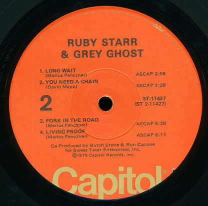 Ruby Starr And Grey Ghost (3) : Ruby Starr And Grey Ghost (LP, Album, Win)