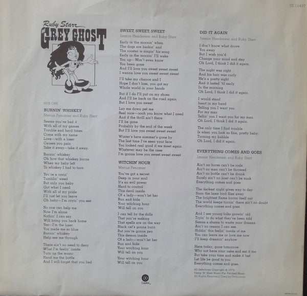 Ruby Starr And Grey Ghost (3) : Ruby Starr And Grey Ghost (LP, Album, Win)