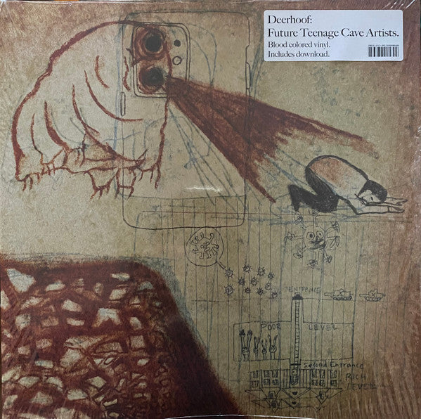 Deerhoof : Future Teenage Cave Artists (LP, Album, Blo)
