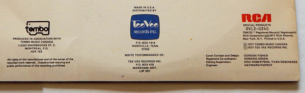 Roger Whittaker : All My Best (2xLP, Comp, Ind)