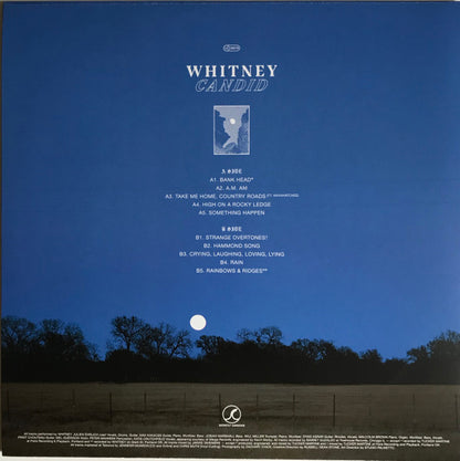 Whitney (8) : Candid (LP, Album, Ltd, Cle)