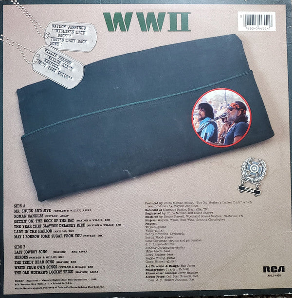 Waylon Jennings & Willie Nelson : WWII (LP, Album)